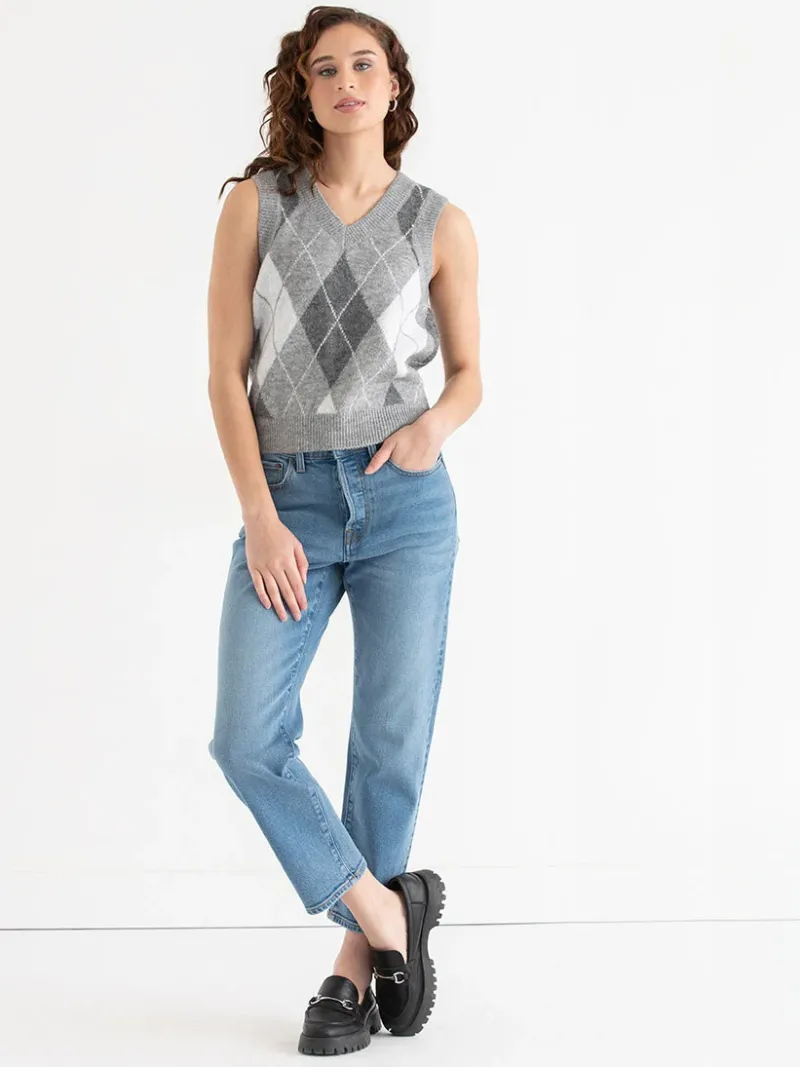 argyle_sweater_vest_4-2.webp Ricki's Sweaters & Cardigans*Argyle Sweater Vest