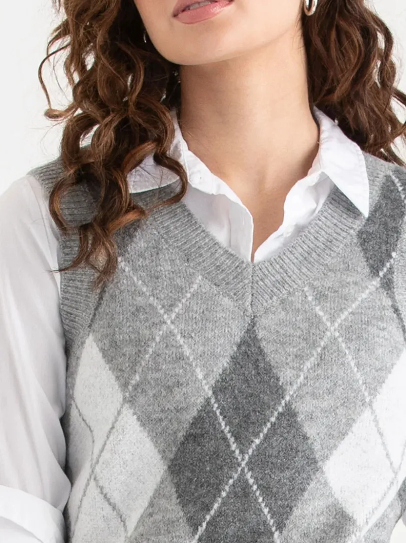 argyle_sweater_vest_5-2.webp Ricki's Sweaters & Cardigans*Argyle Sweater Vest