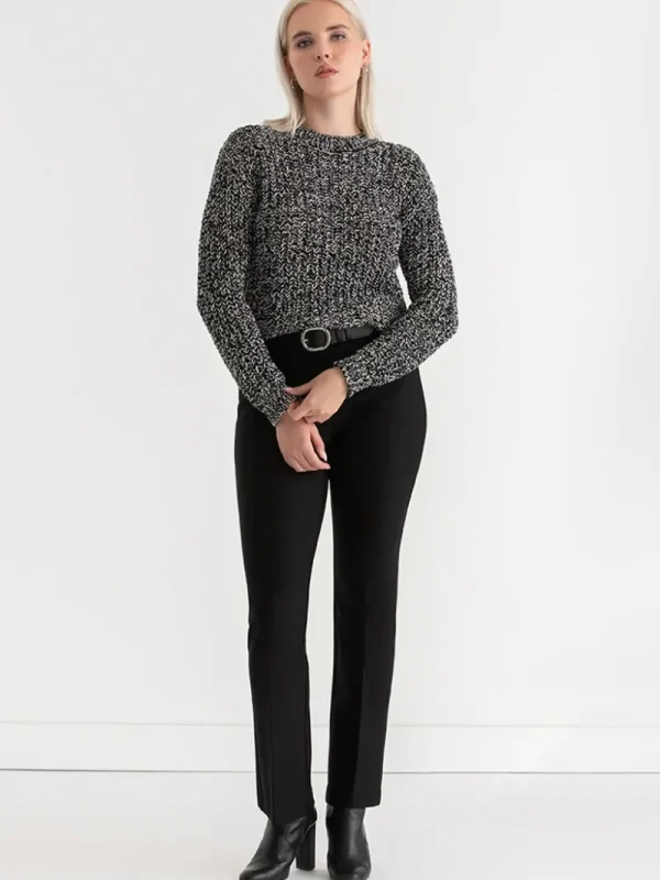 Ricki's Sweaters & Cardigans*Black & White Marled Sweater