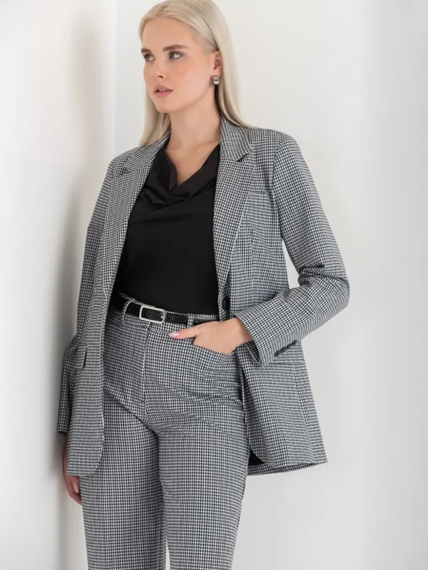 Ricki's Blazers*Bristol Mid Length Blazer in Luxe Ponte