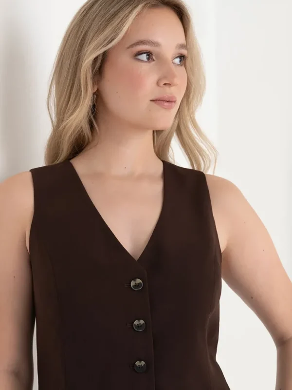 Ricki's Blazers*Button Up Fitted Vest