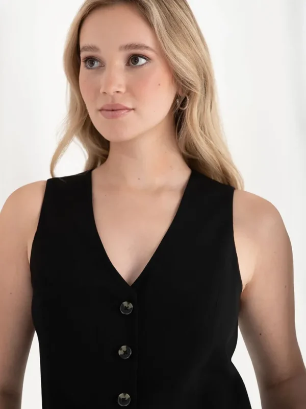 Ricki's Blazers*Button Up Fitted Vest