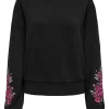 Ricki's Sweaters & Cardigans*Callie Floral Embroidery Sweatshirt | Only