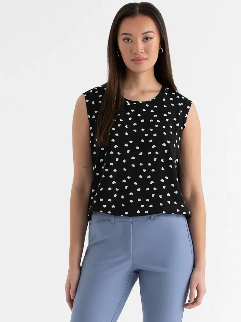carrie_layer_cap_sleeve_b_0-6.webp Ricki's Shirts & Blouses*Carrie 2-Layer Cap Sleeve Blouse