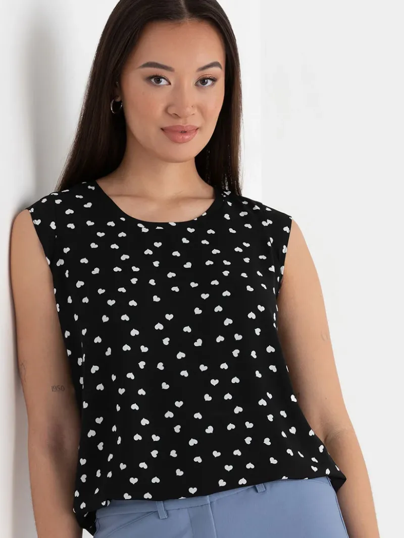 carrie_layer_cap_sleeve_b_1-6.webp Ricki's Shirts & Blouses*Carrie 2-Layer Cap Sleeve Blouse