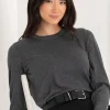 Ricki's Sweaters & Cardigans*Cashmere Blend Sweater with Rivet Detail
