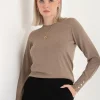 Ricki's Sweaters & Cardigans*Cashmere Blend Sweater with Rivet Detail