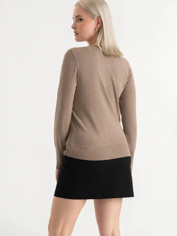 Ricki's Sweaters & Cardigans*Cashmere Blend Sweater with Rivet Detail