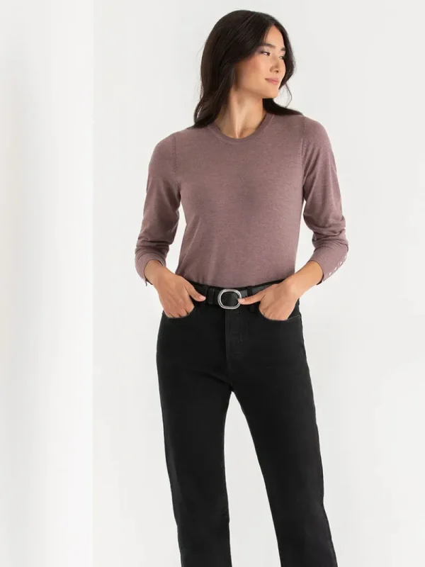 Ricki's Sweaters & Cardigans*Cashmere Blend Sweater with Rivet Detail