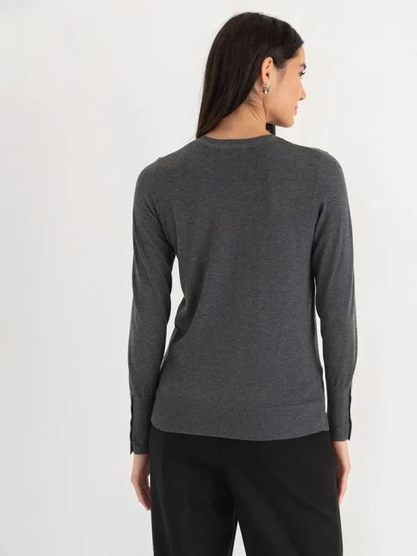 Ricki's Sweaters & Cardigans*Cashmere Blend Sweater with Rivet Detail