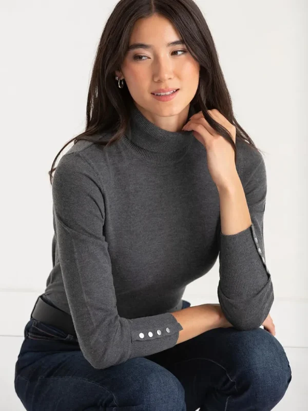 Ricki's Sweaters & Cardigans*Cashmere-Blend Turtleneck Sweater