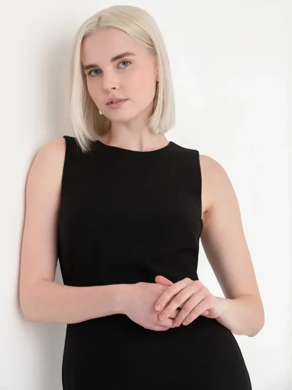 Ricki's Maxi & Midi Dresses*Celeste Crew Neck Pencil Dress in Luxe Ponte