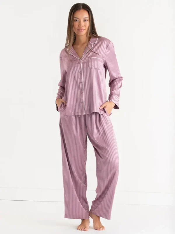 Ricki's Sleepwear*Classic Satin Pajama Set