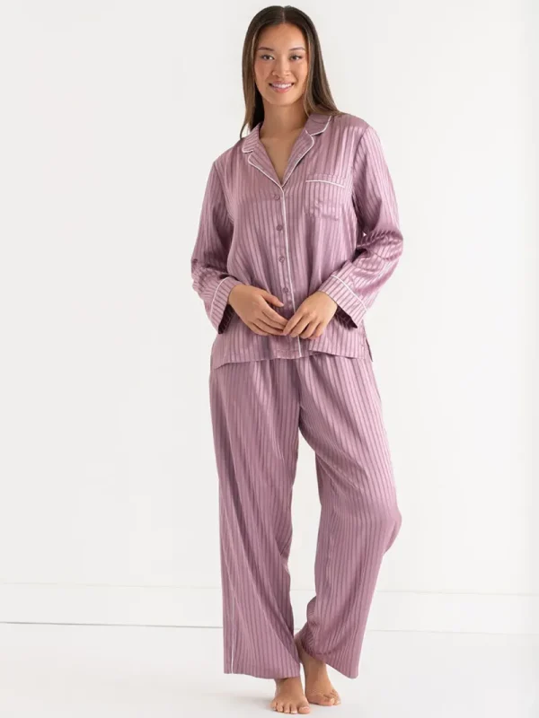 Ricki's Sleepwear*Classic Satin Pajama Set