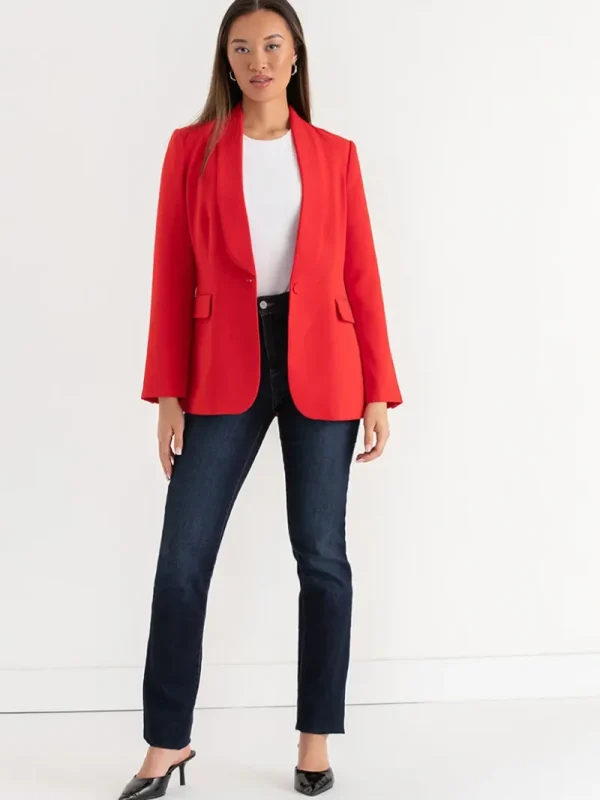 Ricki's Blazers*Crepe Shawl Collar Blazer