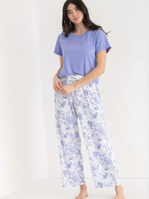 Ricki's Sleepwear*Crew Neck T-Shirt with Pants Sleepset