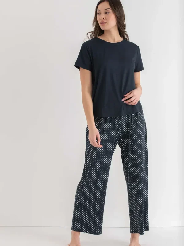 Ricki's Sleepwear*Crew Neck T-Shirt with Pants Sleepset