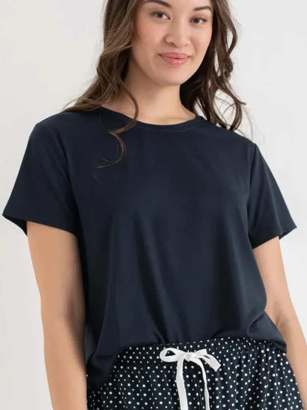 Ricki's Sleepwear*Crew Neck T-Shirt with Pants Sleepset