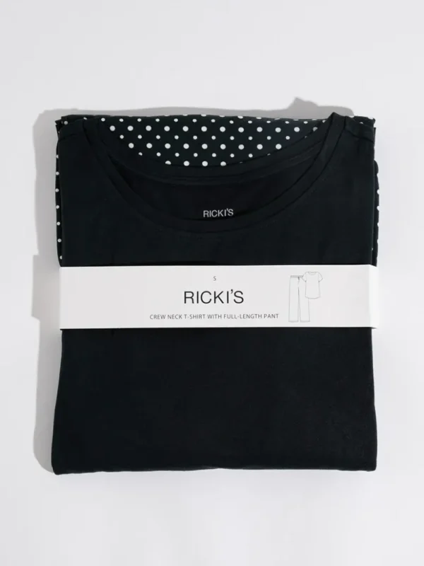 Ricki's Sleepwear*Crew Neck T-Shirt with Pants Sleepset