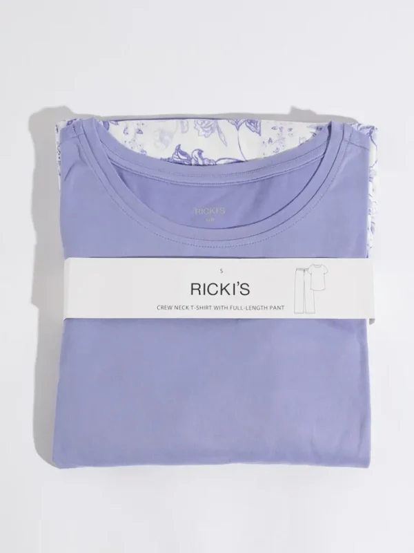 Ricki's Sleepwear*Crew Neck T-Shirt with Pants Sleepset