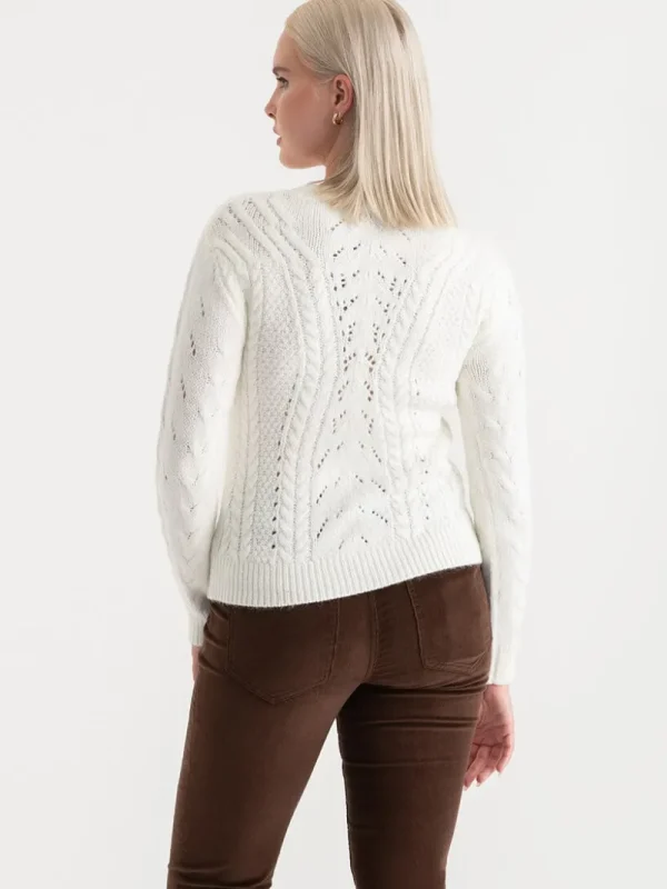 Ricki's Sweaters & Cardigans*Crewneck Cable Knit Sweater