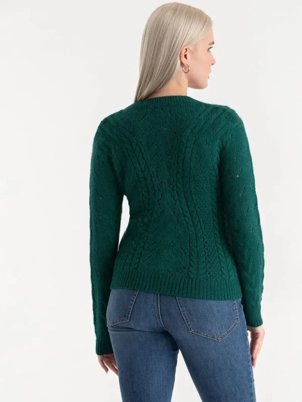 Ricki's Sweaters & Cardigans*Crewneck Cable Knit Sweater