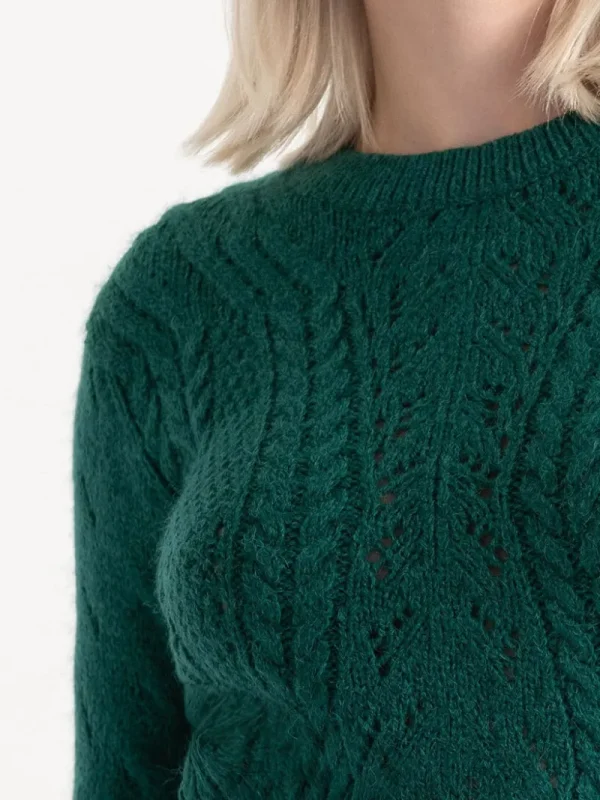 Ricki's Sweaters & Cardigans*Crewneck Cable Knit Sweater