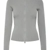 Ricki's Sweaters & Cardigans*Crista Long Sleeve Zip Knit Cardigan | PIECES