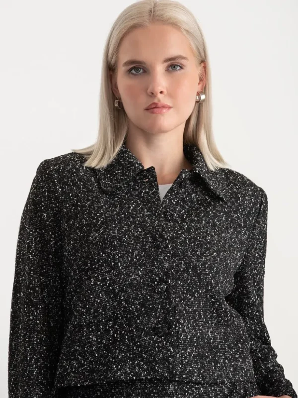 Ricki's Blazers*Crop Boucle Blazer