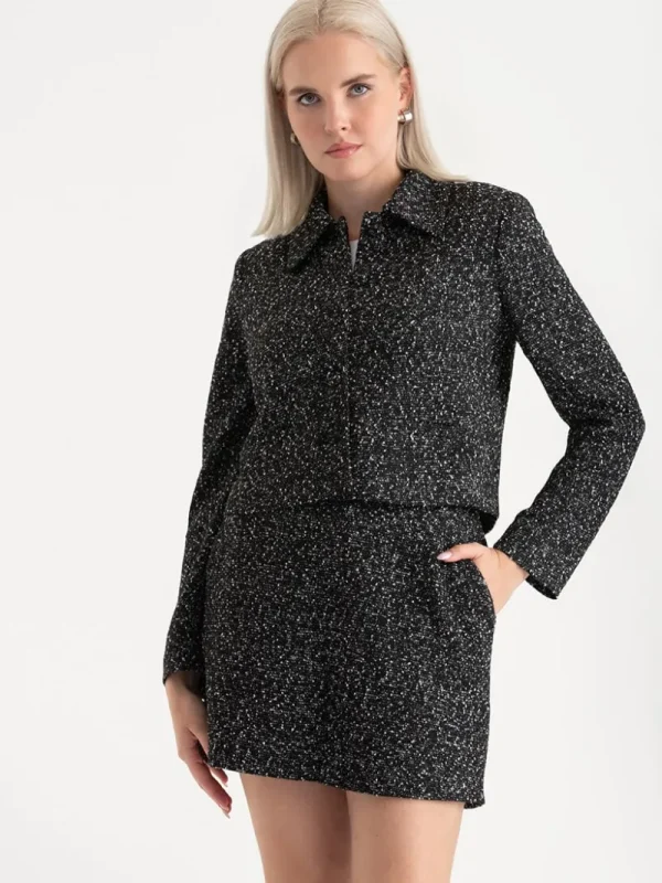 Ricki's Blazers*Crop Boucle Blazer