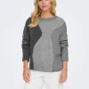 Ricki's Sweaters & Cardigans*Curved Colour Block Sweater | Only