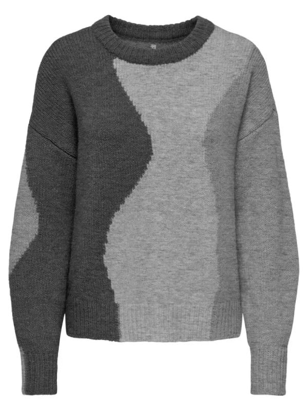 Ricki's Sweaters & Cardigans*Curved Colour Block Sweater | Only