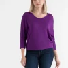Ricki's Tees & Tanks*Easy V-Neck Hacci Knit Top