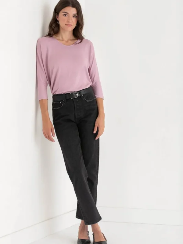 Ricki's Tees & Tanks*Easy V-Neck Hacci Knit Top