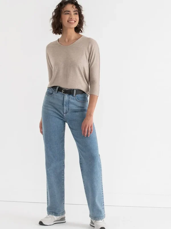 Ricki's Tees & Tanks*Easy V-Neck Hacci Knit Top