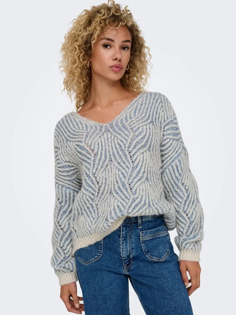elin_knitted_pullover__on_0.webp Ricki's Sweaters & Cardigans*Elin Knitted Pullover | Only