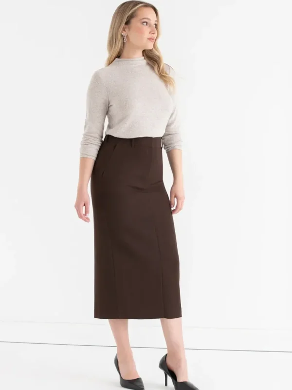 Ricki's Skirts & Shorts*Evan Crepe Midi Skirt