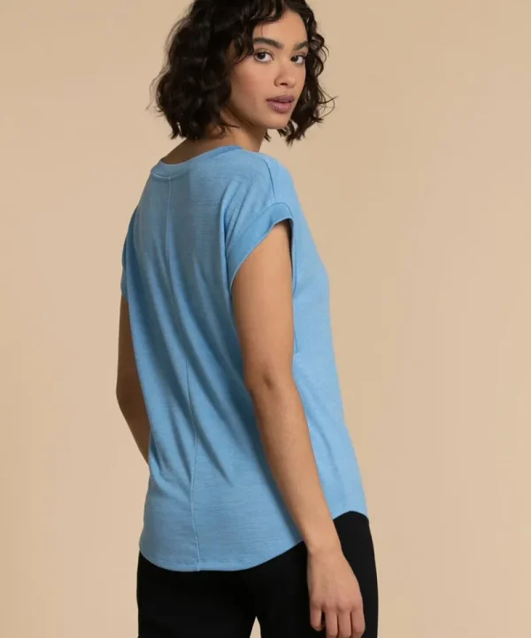 Ricki's Tees & Tanks*Extend V-Neck Hacci T-Shirt