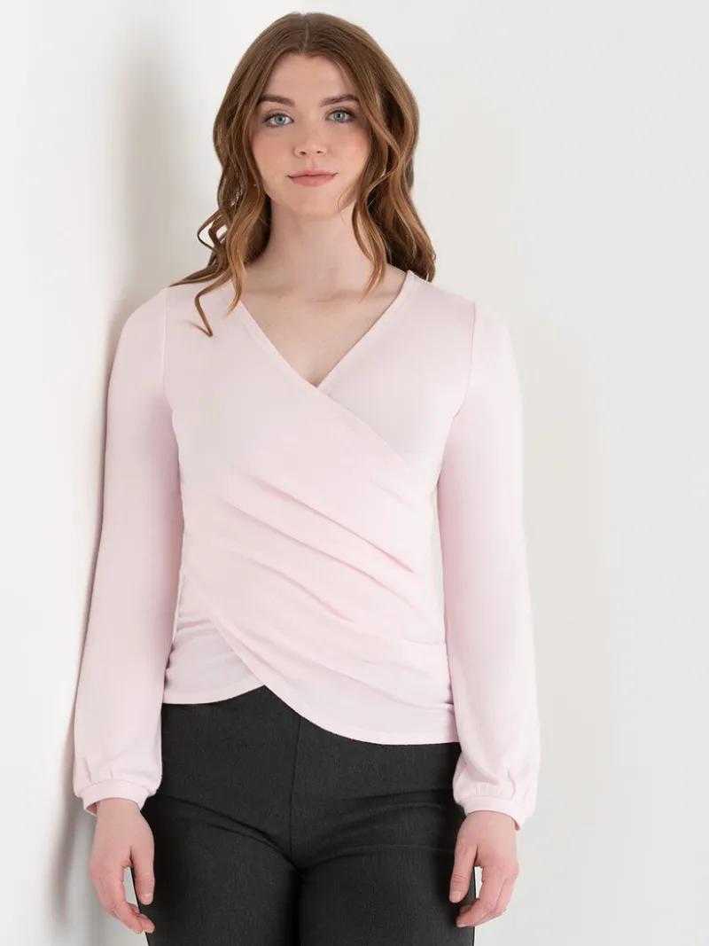 fine_knit_hacci_wrap_top_0-1.webp Ricki's Shirts & Blouses*Fine Knit Hacci Wrap Top