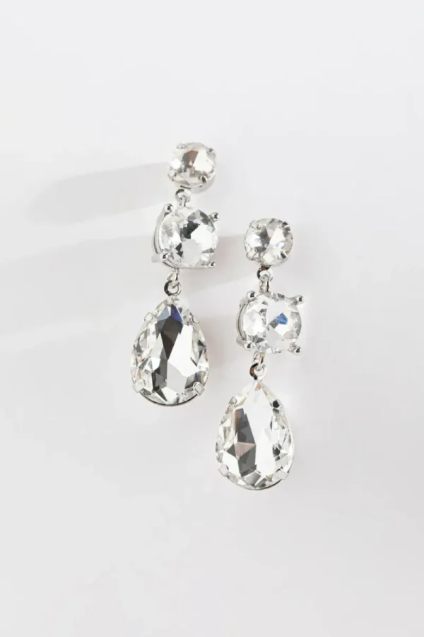 Ricki's Earrings*Glass Tear Shaped Stone Earrings