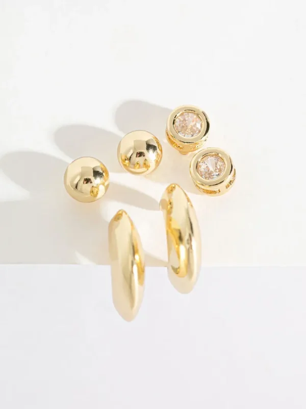 Ricki's Earrings*Metal Earring Trio