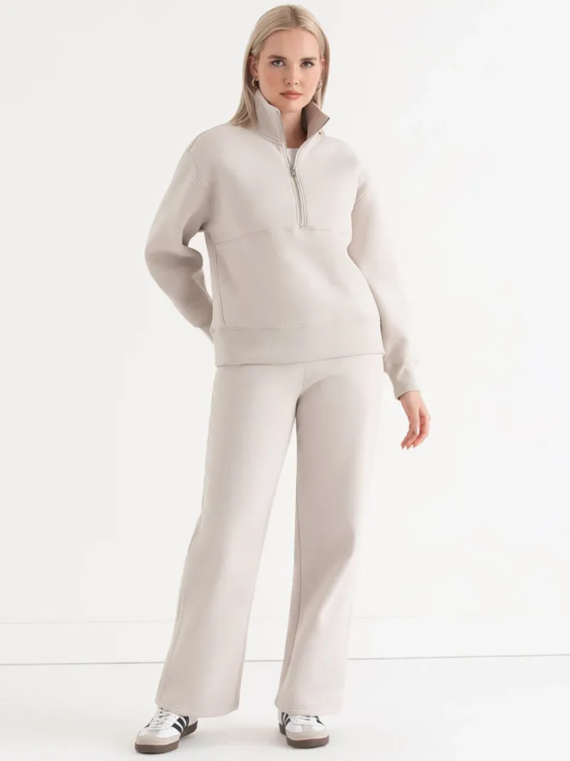 half_zip_sweatshirt_0-2.webp Ricki's Sweaters & Cardigans*Half Zip Sweatshirt