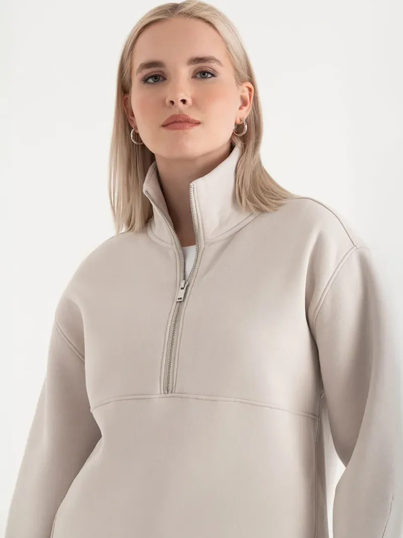 half_zip_sweatshirt_1-2.webp Ricki's Sweaters & Cardigans*Half Zip Sweatshirt