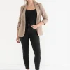 Ricki's Blazers*Hampton 3/4 Ruched Sleeve Ponte Blazer