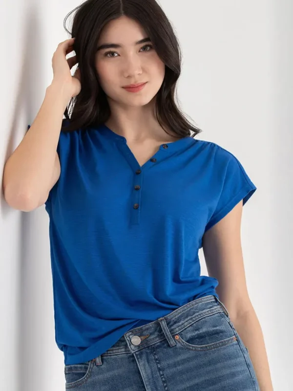 Ricki's Tees & Tanks*Henley T-Shirt