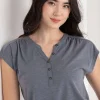 Ricki's Tees & Tanks*Henley T-Shirt