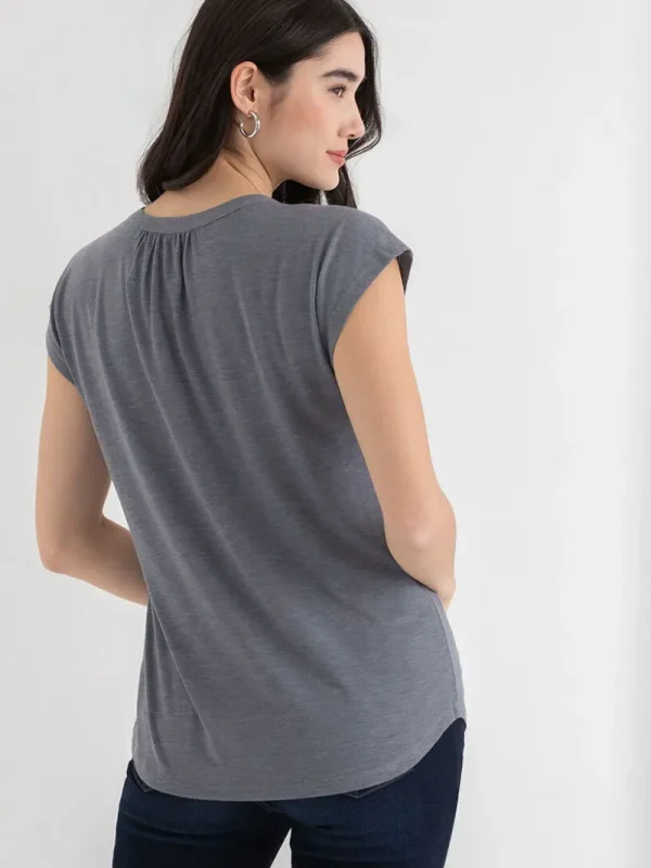 Ricki's Tees & Tanks*Henley T-Shirt