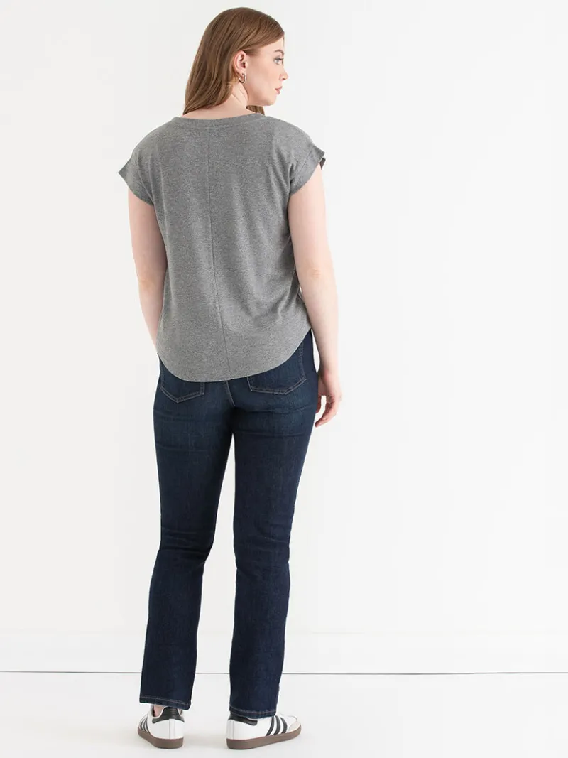 holly_vneck_hacci_top_3-6.webp Ricki's Tees & Tanks*Holly V-Neck Hacci Top