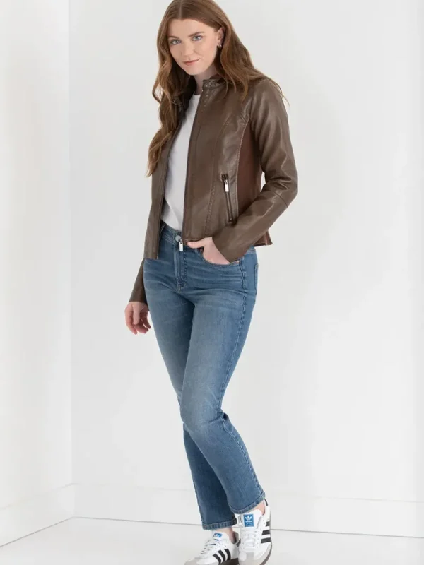 Ricki's Coats & Jackets*Hooded Faux Leather Jacket