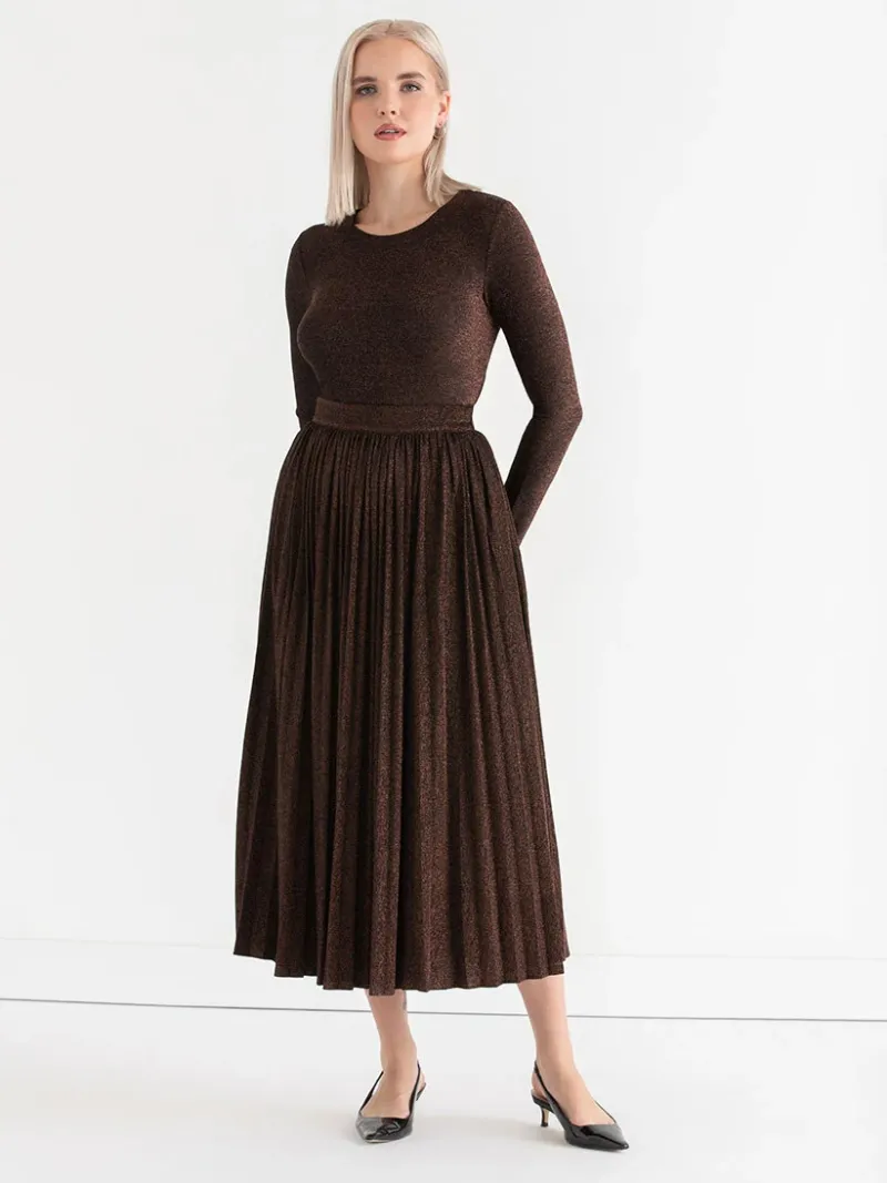 jersey_metallic_pleated_s_1.webp Ricki's Skirts & Shorts*Jersey Metallic Pleated Skirt